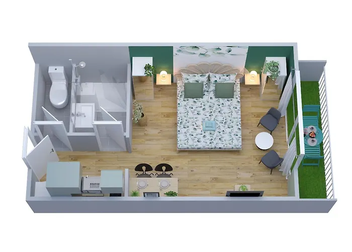 Studio Victoria Boho, Au Coeur Du Centre Ville
